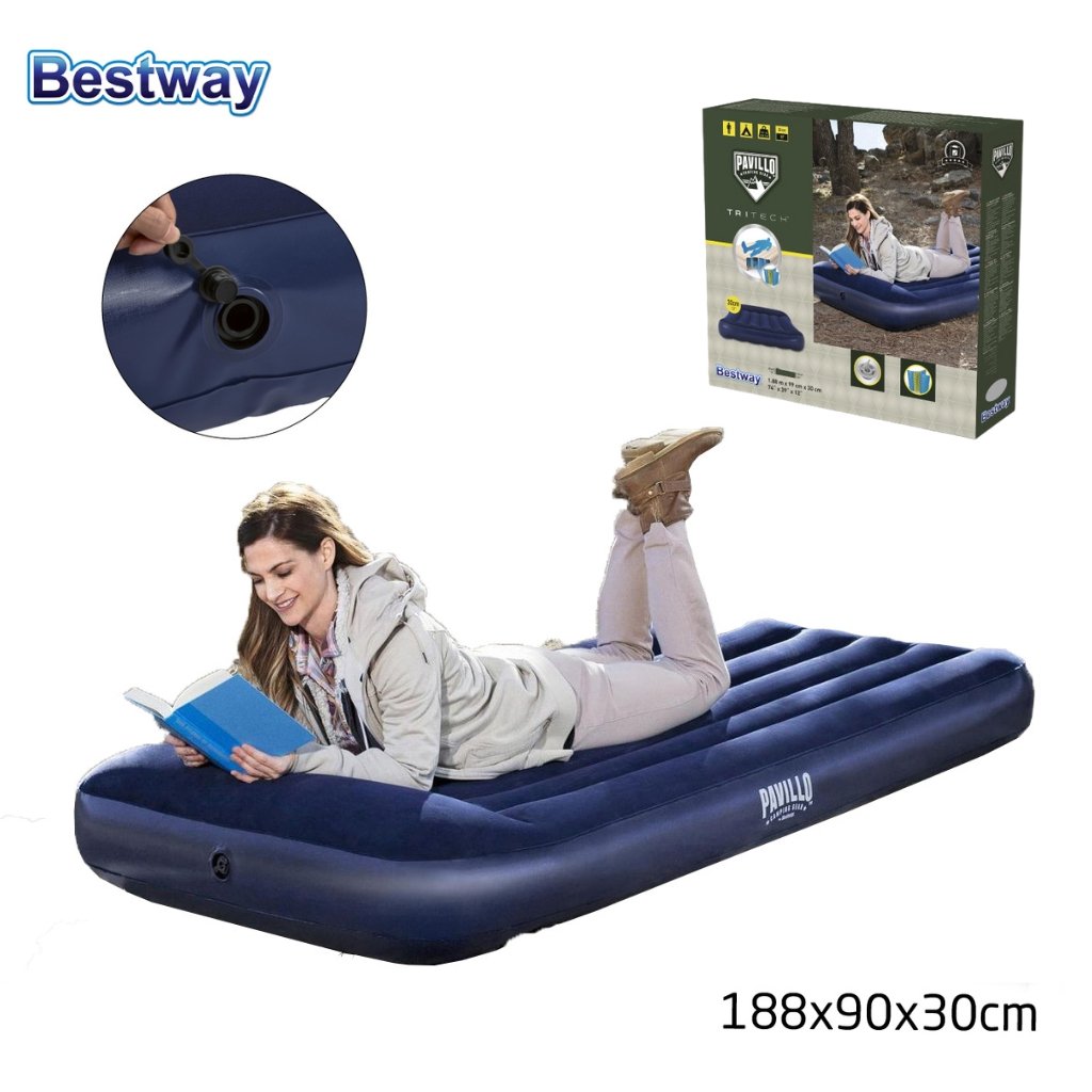 Pavillo Matelas Gonflable avec Oreiller intégrée 188x99x30 cm Bestwey #67680