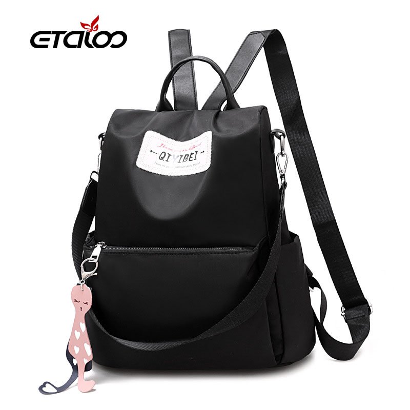 Sac à dos oxford Antivol étanche Pour Femme – Noir