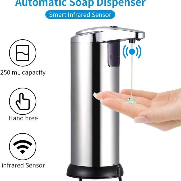 Distributeur automatique de savon liquide  avec capteur infrarouge intelligent 250 ML