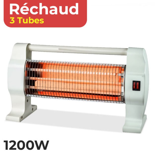 Chauffage Électrique 3Tubes 1200W
