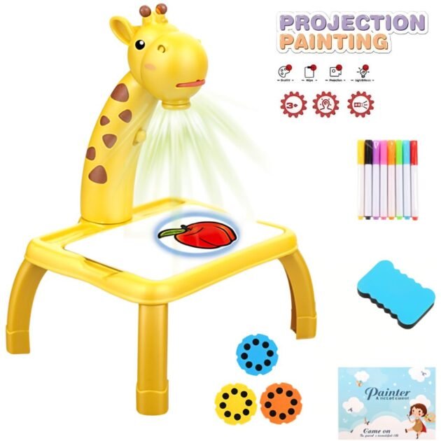 Projecteur de Dessin Éducatif pour Enfants Giraffe – بروجيكتور رسم تعليمي للأطفال