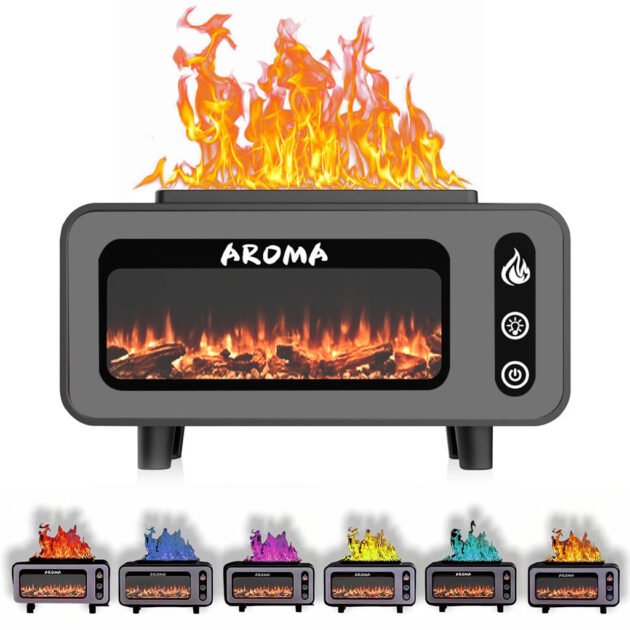 Diffuseur d’huiles essentielles et humidificateur à flamme