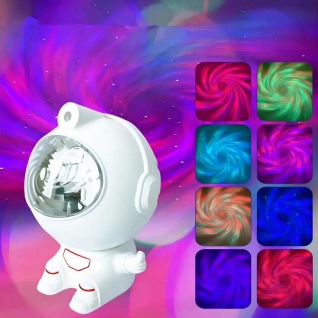 Projecteur De Lumière D'astronaute Ciél Etoilé nébuleuse galaxy V3