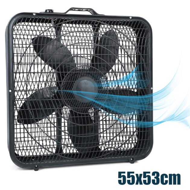 Ventilateur de table avec pales aérodynamiques 3 Vitesses – مروحة مكتب حجم كبير