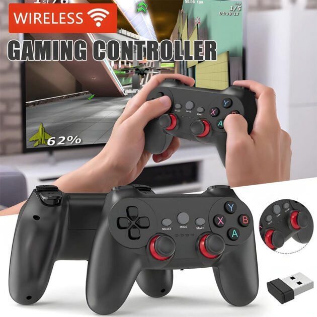 Manette de jeu sans fil Compatible avec Android TV , Steam, PC, TVBOX, PS3 CM019 – يد تحكم لاسلكية