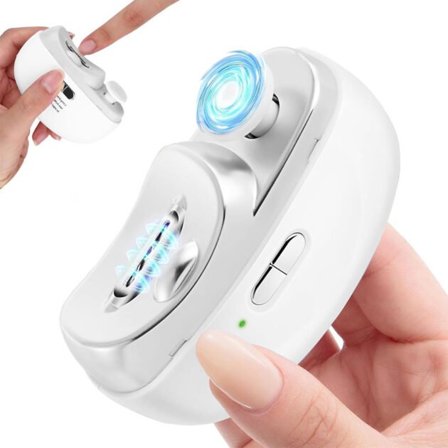 Coupe-ongles électrique 2 en 1 avec lumière LED – جهاز تقليم الأظافر للصغار والكبار
