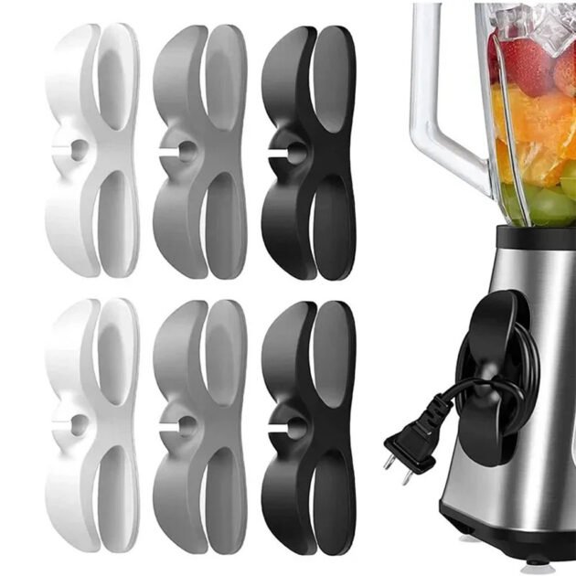 Support Enrouleur de Câble 6Pcs Facile à Installer – مثبت ومنظم كابلات