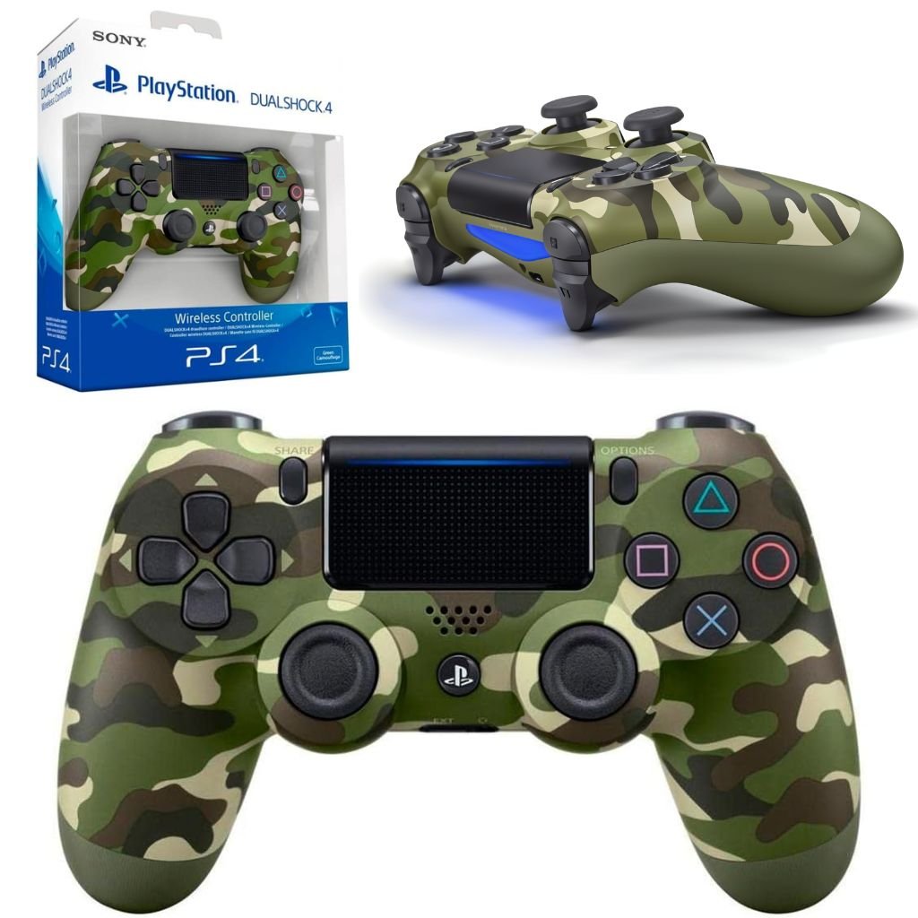 Manette sans fil DualShock 4 pour PlayStation 4 Camouflage Vert – يد تحكم لاسلكية للبلايستيشن