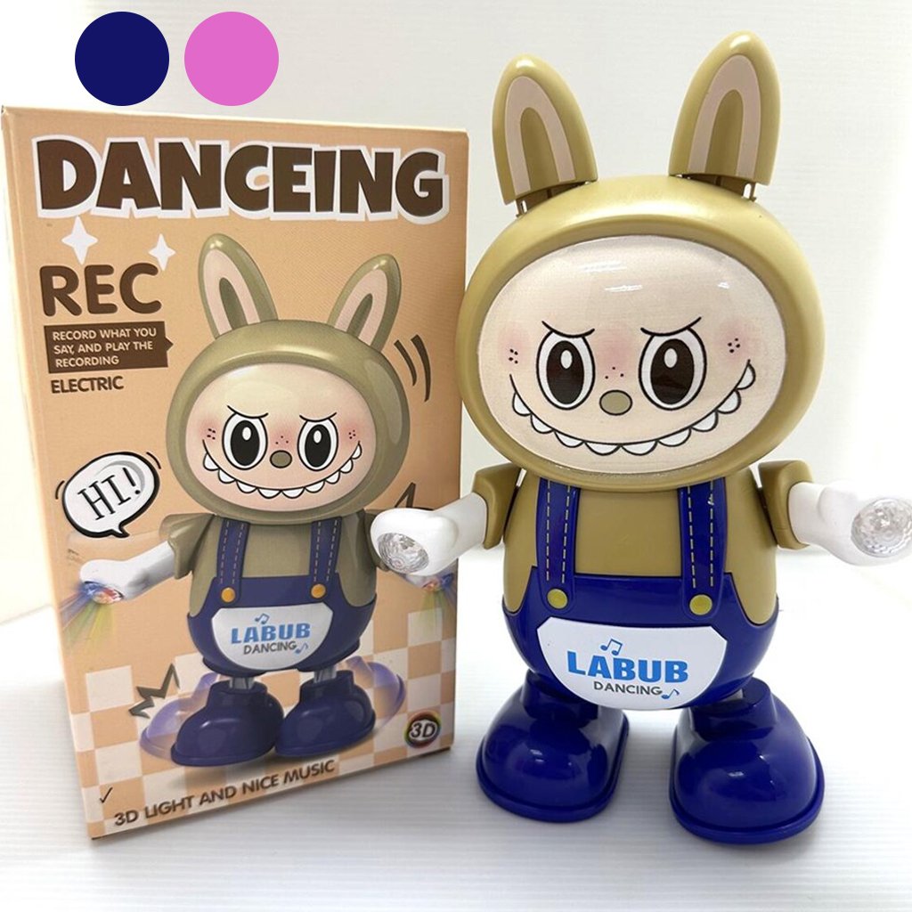 Labubu jouet dansant et chantant avec projecteur sonore et lumineux