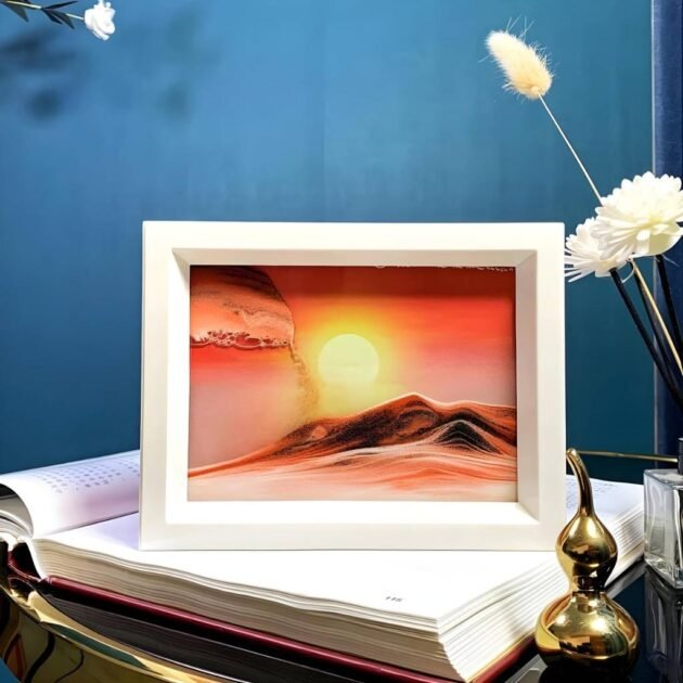 Tableau de Sable en Mouvement et miroir 3D – لوحة رملية ثلاثية الأبعاد مع مراة متحركة