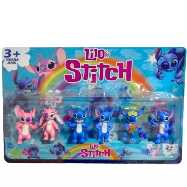 Set 6 Figurine Lilo si Stitch