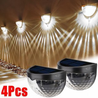 Pack 4 Lampes solaires pour clôture imperméable IP65 – مصابيح الإنارة الخارجية