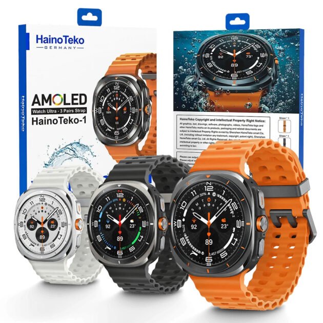 Smart Watch Haino Teko-1 Écran Amoled avec 3 Bracelets intégré – ساعة ذكية أصلية