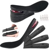 Semelles Rehaussantes 4 Couches Réglables Unisexe – نعل لزيادة الطول بـ 4 طبقات قابلة للتعديل