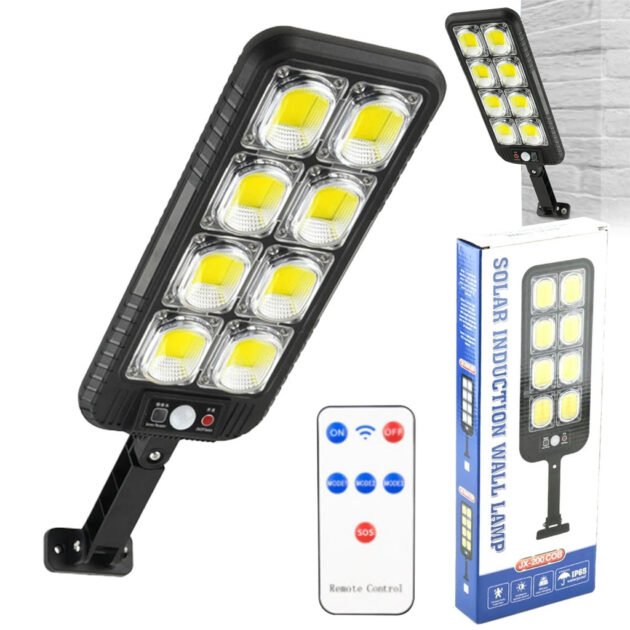 Lampadaires 200LED à énergie solaire étanche IP65 JX200 – مصباح خارجي يعمل بالطاقة الشمسية