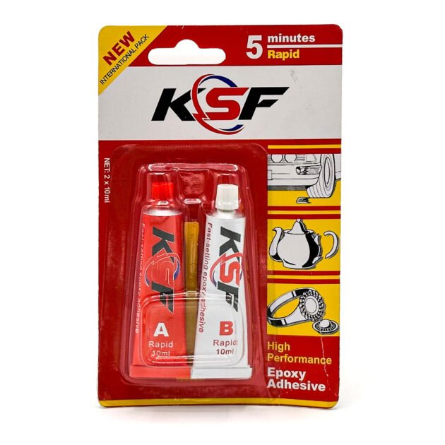 KSF Adhésif époxy haute performance rapide 5 minutes