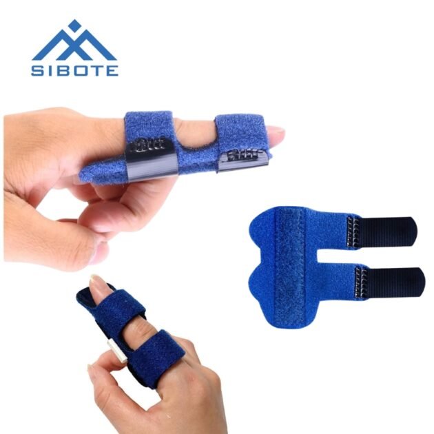 Attelle De Doigt ,Index en Aluminium Réglable Moyen Doigt Récupération Protection Contre Les Blessures