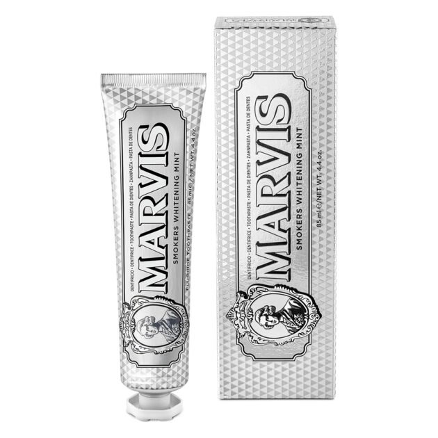 Marvis Dentifrice Blanchissant pour Fu-meurs 85ml Made in Italy – معجون أسنان مارفيس
