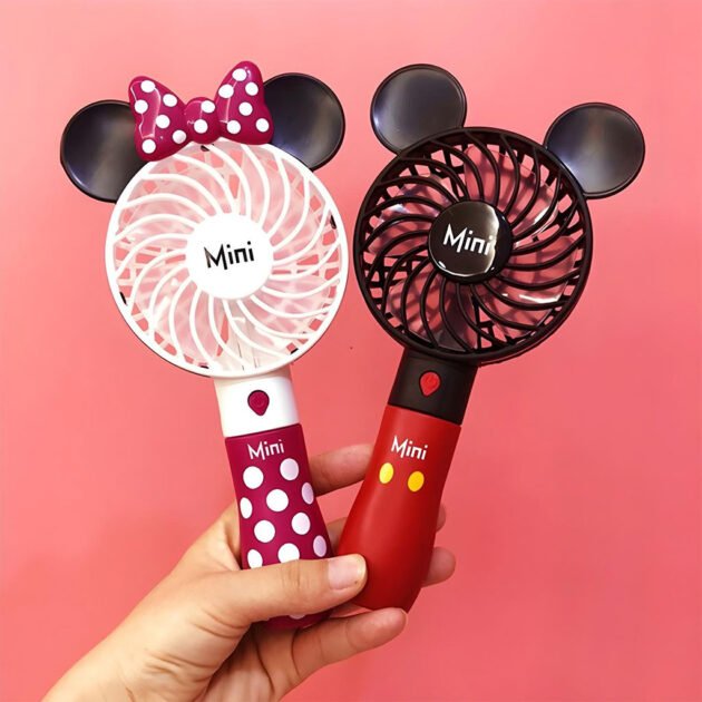 Ventilateur Rechargeable USB Mini Mousse avec 3 Niveaux de Vitesse – مروحة محمولة