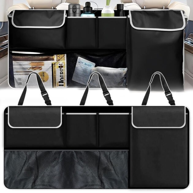 Organisateur Coffre de Voiture Multipoches de Haute Qualité – منظم صندوق السيارة