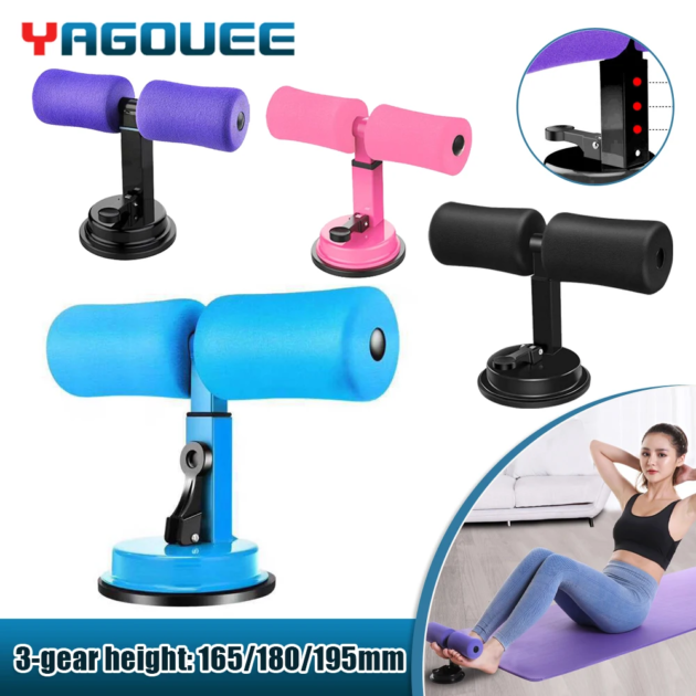 Sit-Up Bar Équipement de fitness à domicile ventouse, aide à s'asseoir, Muscles abdominaux, entraînement du corps
