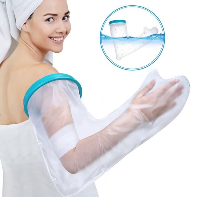 Protège-plâtre imperméable bras complet pour pour adulte – غطاء عازل للمياه لليد المكسولة