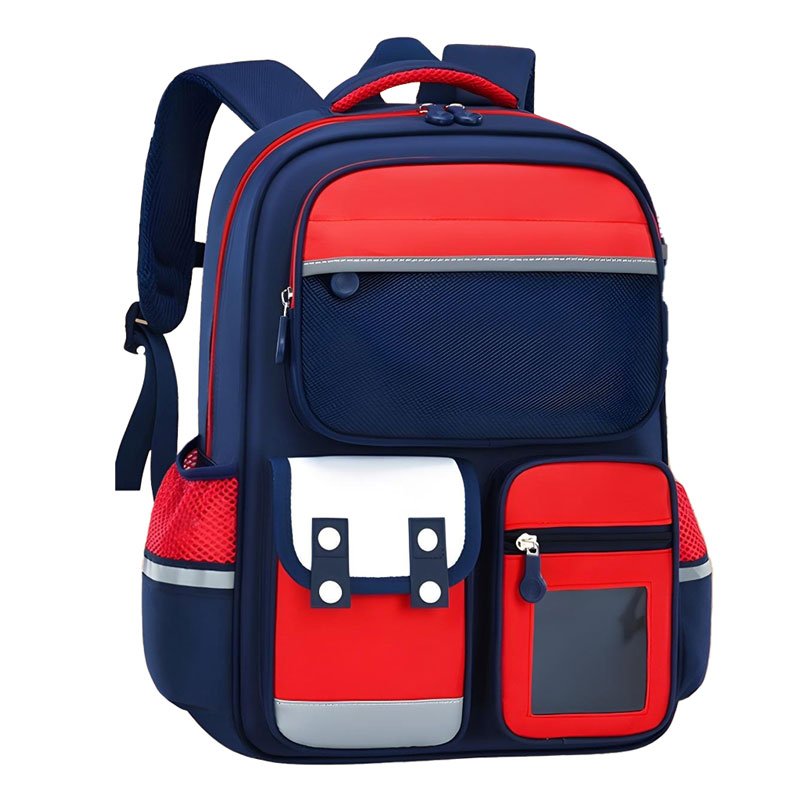 Sac à Dos Enfant pour École primaire de Haute Qualité Bleu et Rouge – حقيبة ظهر مدرسية للأطفال أزرق وأحمر