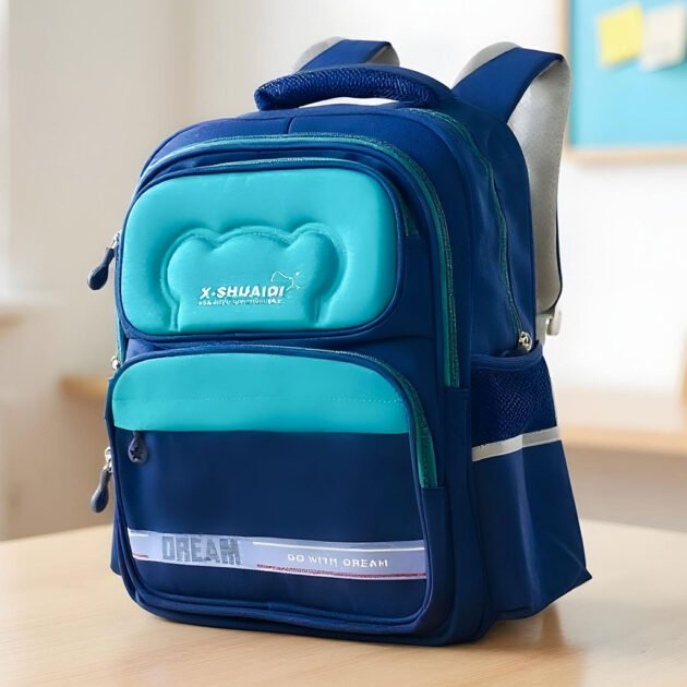 Sac à Dos Scolaire Orthopédique pour Enfants X-SHUAIQI Bleu Ciel – محفظة مدرسية للأطفال أزرق فاتح