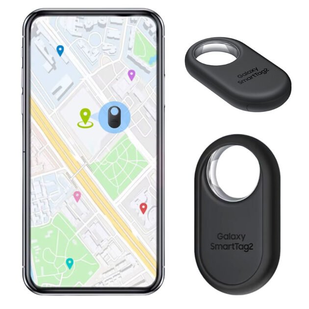 Samsung Galaxy SmartTag2 (1 pièce) Localisateur Bluetooth avec mode intelligent – جهاز تحديد الموقع
