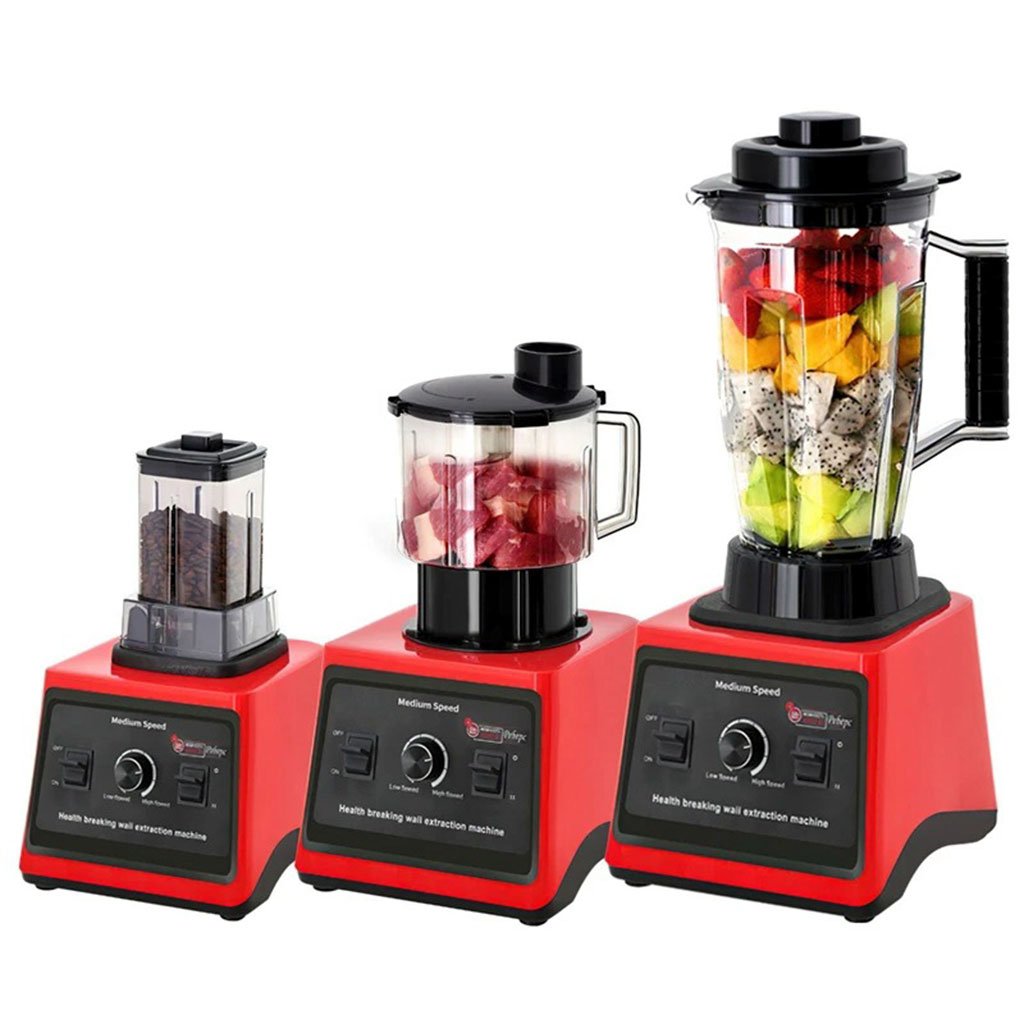 Soni Five Mixeur Blender Multifonction 3en1 Ultra Puissant 7500W avec 8 Lames en Acier Inoxydable