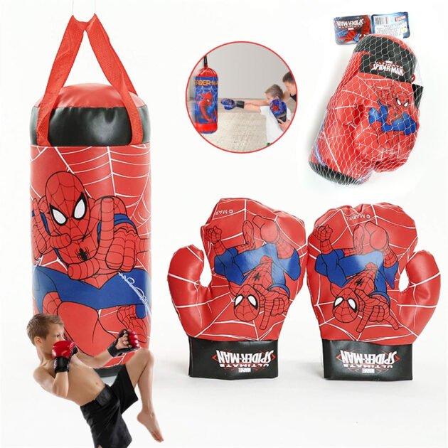 Ensemble de sac de boxe pour enfants Spiderman / Avengers