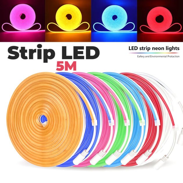 Strip LED 5M Multicolor Effet Neon - شريط إضاءة ملون