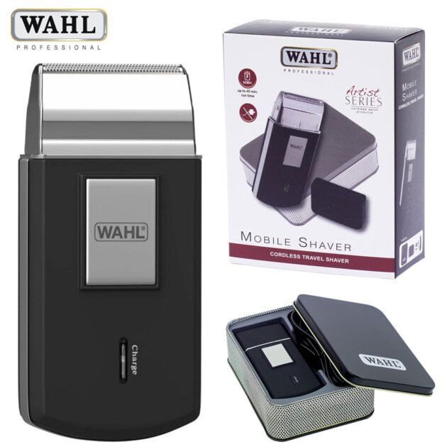 WAHL Rasoir Électrique sans Fil avec Étui de Voyage – آلة حلاقة للرجال