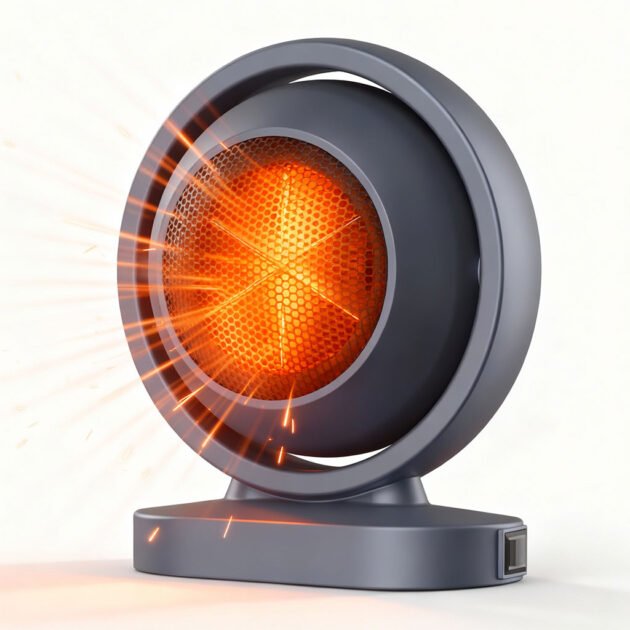 Chauffage électrique portable 380W avec fonction d’arrêt automatique – سخان كهربائي محمول