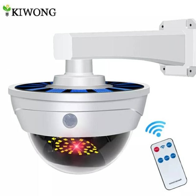 Lampe de Surveillance extérieure solaire Anti-vol, capteur de mouvement PIR à Induction humaine