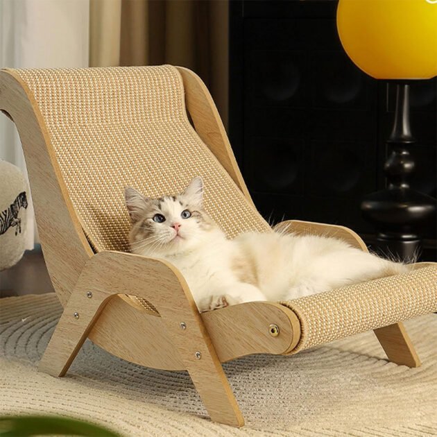 Chaise Longue en Sisal pour Chat et Animaux de Compagnie – كرسي للقط والحيونات الأليفة