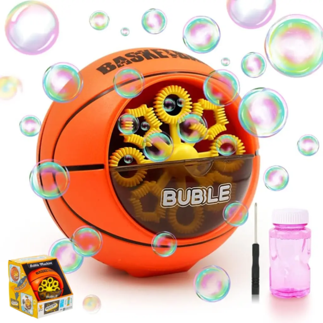 Machine à Bulles de football pour les enfants -  لعبة صنع فقاعة كرة السلة
