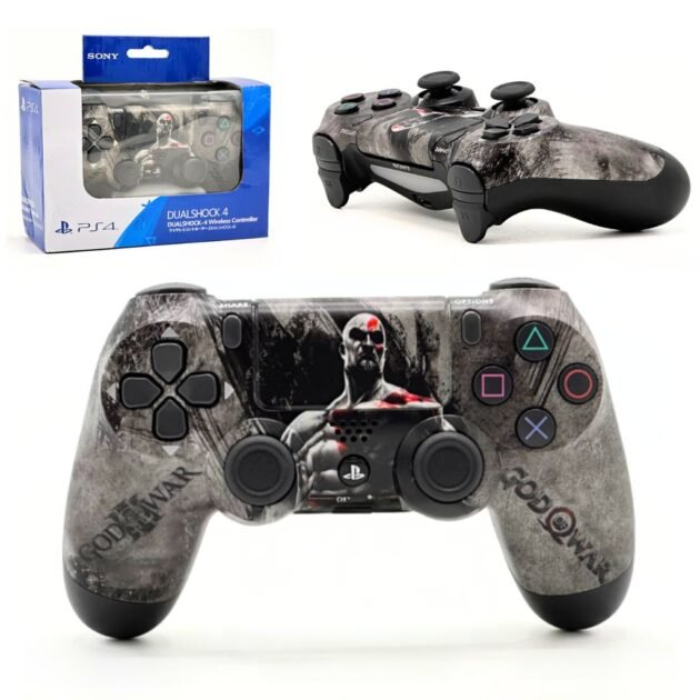 SONY DualShock Manette PS4 Sans Fil, Batterie Rechargeable (High Copy) – Edition God of War