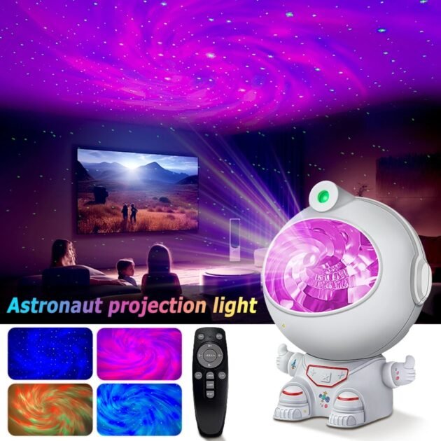 Projecteur LED D'astronaute Ciél Etoilé nébuleuse galaxy V3