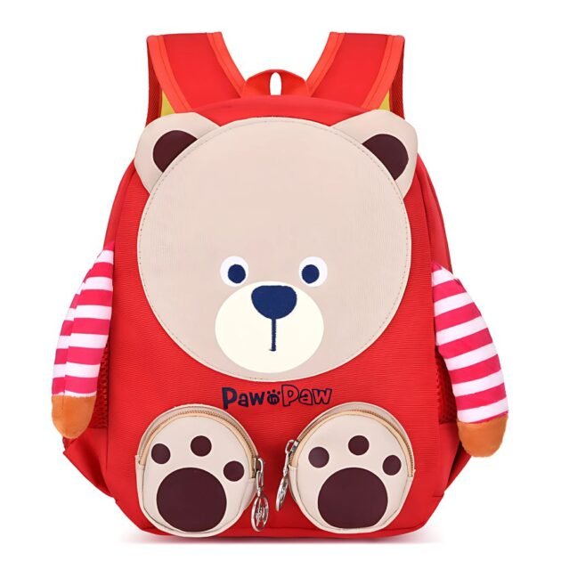 Sac à dos Mignon pour Enfants Paw Paw – Rouge – محفظة أطفال صغيرة