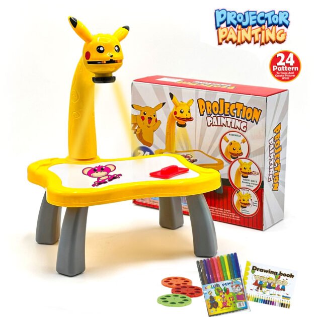 Projecteur de Dessin pour Enfants avec Crayons – جهاز عرض الرسم للأطفال مع أقلام تلوين