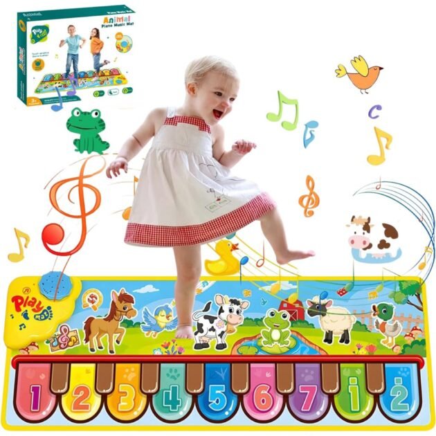 Tapis de Piano Musical pour Enfants 3-6 Ans – حصيرة بيانو موسيقية للأطفال