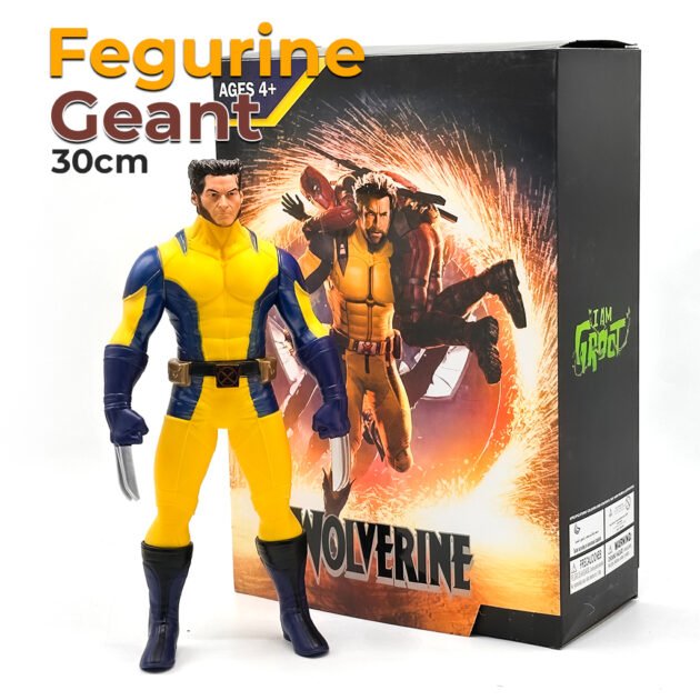 Wolverine Figurine Géant 30cm en PVC