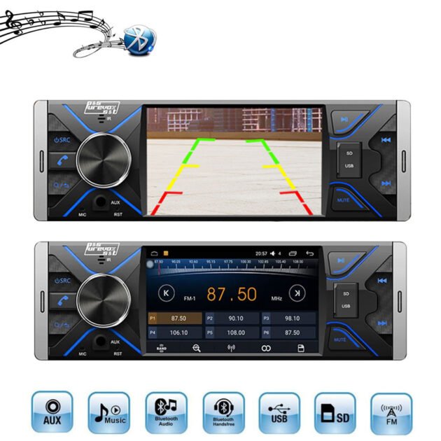 Poste Radio Multimedia Bluetooth USB/MicroSD/Aux G-9703 – جهاز راديو مع منفذ تشغيل الكاميرا