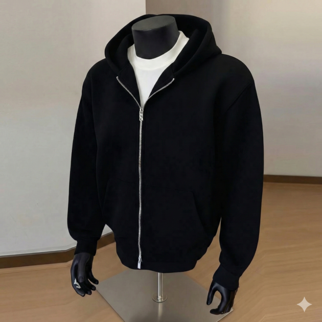 veste Premium unisex noir | gris