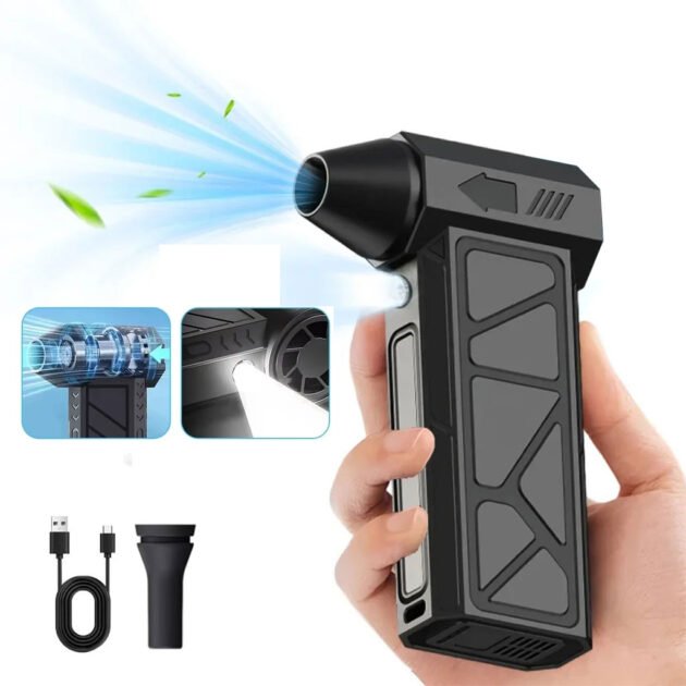 Souffleur avec Ventilateur Turbo à Jet 4 Vitesses V2 – جهاز نسف الهواء محمول