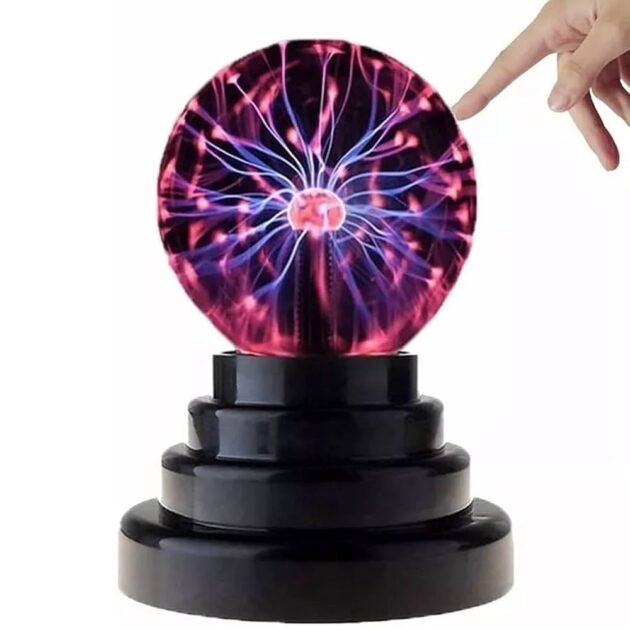 Lampe boule plasma sphérique ionique tactile – مصباح بلازما