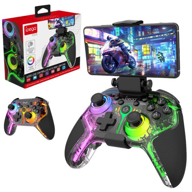 Manette de jeu sans fil IPEGA PG-9666TH RGB - يد تحكم لاسلكية
