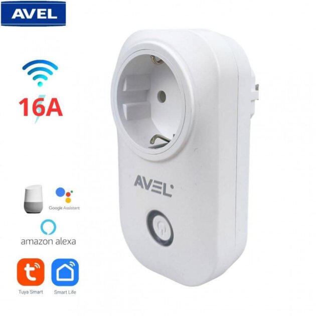 AVEL Prise intelligente WiFi avec commande vocale GM - مقبس طاقة ذكي (ويفي)
