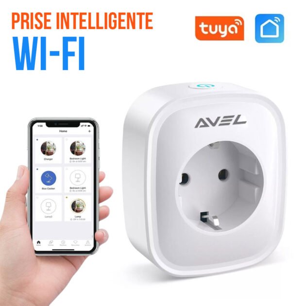 AVEL Prise intelligente WiFi avec commande vocale - مقبس طاقة ذكي (ويفي)